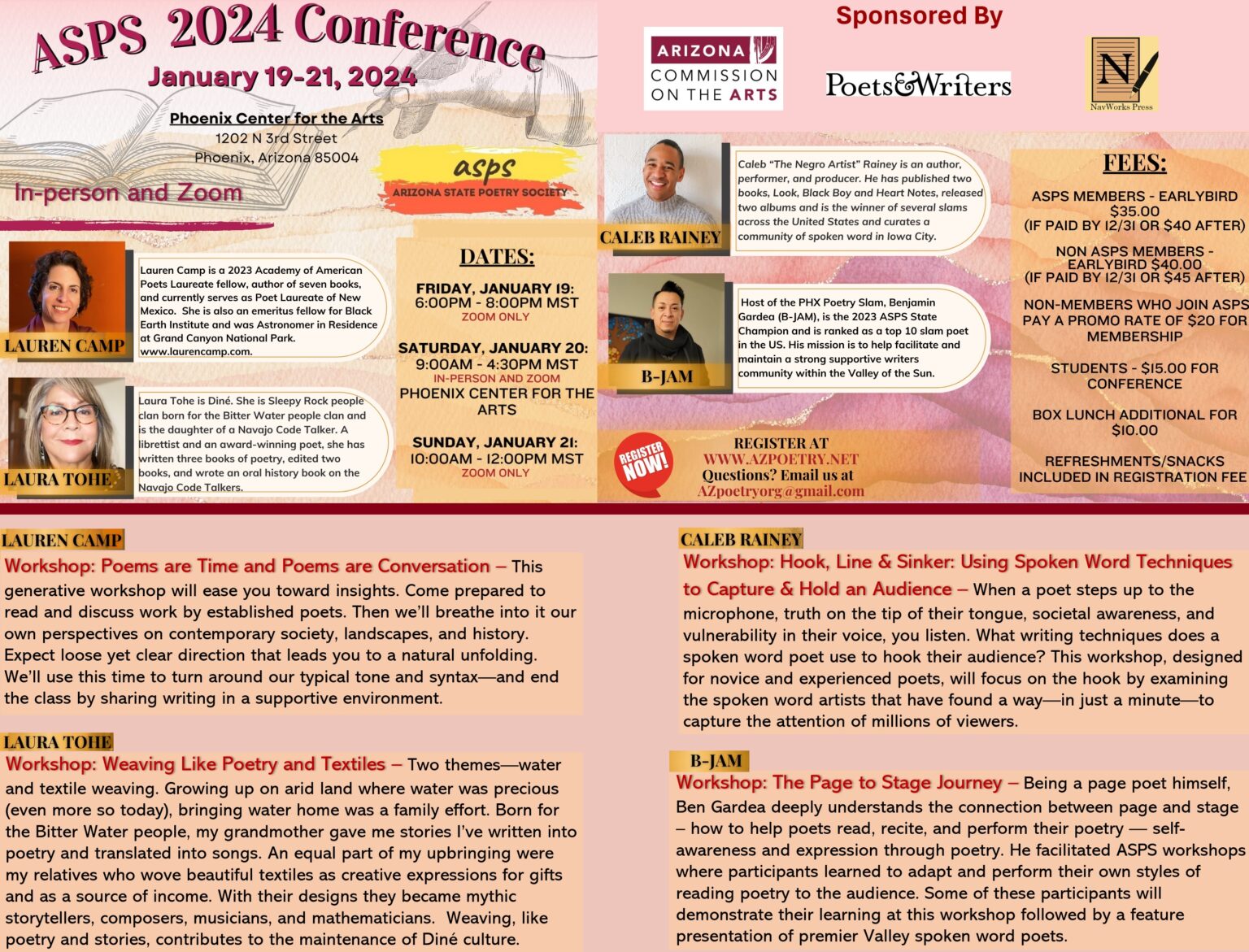 Annual Conference 2024 Arizona State Poetry Society   ASPS 2024 Conference Banner Google Ads2 1536x1171 